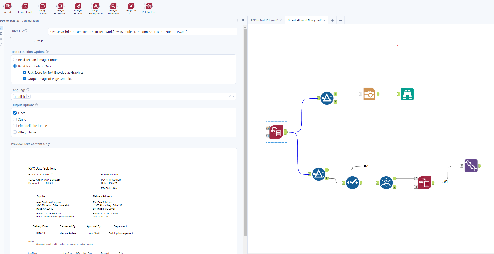 Alteryx Intelligence Suite Screenshot 1